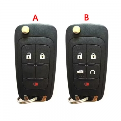 CS014032  2+1/4+1 buttons OEM Key Shell For CHEVROLET Cruze, Malibu, Impala Flip...