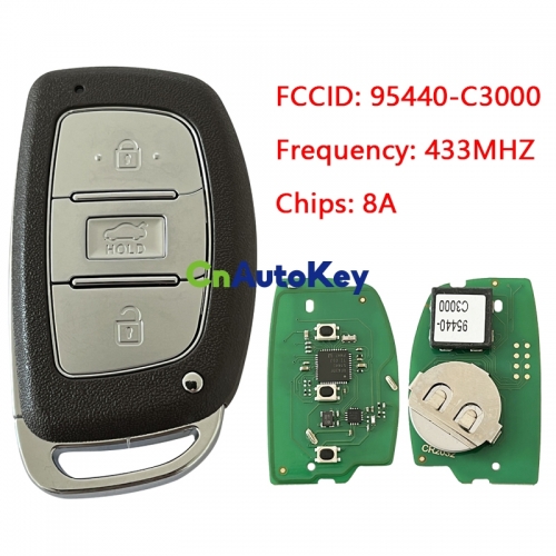 CN020223 Chip trasmettitore 433MHz 8A telecomando intelligente a 3 pulsanti per SONATA HYUNDAI dal 2015 P/N: 95440-C3000