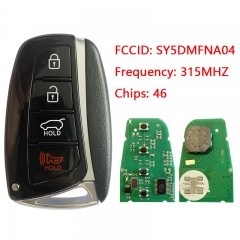 CN020225 2013-2018 Hyundai Santa Fe / 4-Button Smart Key w/ Hatch / PN: 95440-4Z200 / SY5DMFNA04 (OEM)