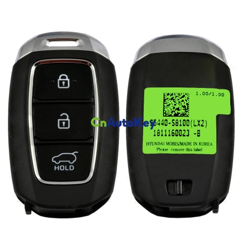 CN020232 OEM Smart Key for Hyundai Palisade Buttons:3 / Frequency:433MHz / Transponder:NCF29A/HITAG 3/ Blade signature:HY22 / Part No: 95440-S8100/ Keyless Go
