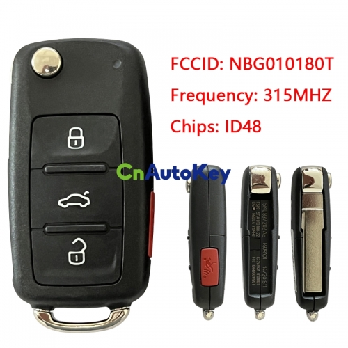 CN001099  remote car key 315Mhz for Volkswagen VW Jetta Passat Beetle Tiguan EOS Golf 2011-2017 48 CHIP 5K0 837 202 AE NBG010180 T