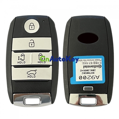 CN051163 Genuine KIA Carnival 2016-2017 Smart Remote Key 5 buttons 433 MHz HITAG 3 chip Fcc id: SVI-YPFGE05 95440-A9200