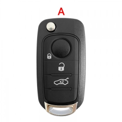 CS017007 Flip Key for Fiat 500 500X 3Buttons key shell Blade SIP22