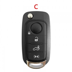 CS017007 Flip Key for Fiat 500 500X 3Buttons key shell Blade SIP22