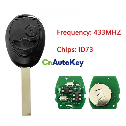 CN006015  2 Button Remote Key For BMW Mini Cooper S R50 R53 433MHZ With ID73 Chip