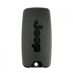 CS086005 For Jeep Renegade 2015/6/7/8 Flip Remote Car Key Shell Case With Uncut SIP22 Blade Replacement With Logo