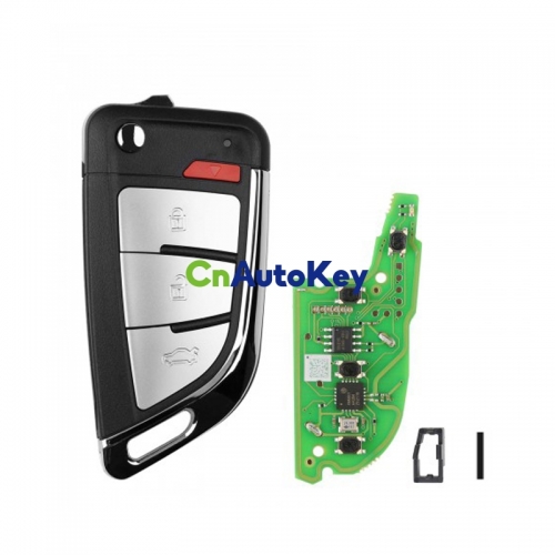 Xhorse XKKF20EN Wire Remote Key Knife Style 3+1 Botton