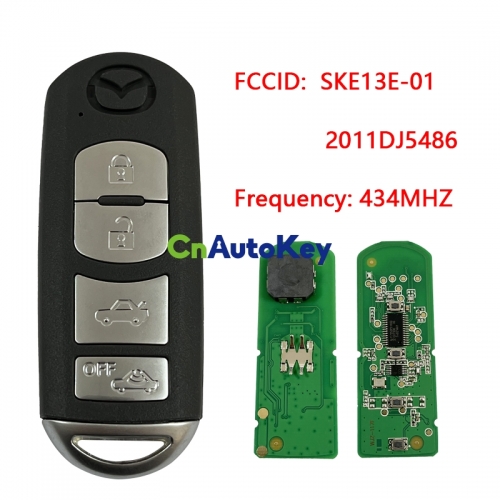 CN026017 For Mazda Smart key 4 Button 434MHz Mitsubishi system SKE13E-01