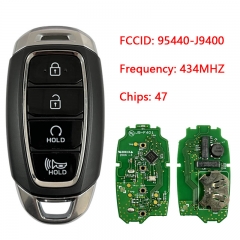 CN020279 GENUINE HYUNDAI KONA 2021 - 2022 SMART KEY 4BUTTONS 434MHZ - 95440-J9400