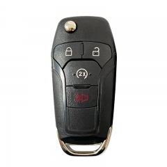 CN018081 2015 Ford F150 (4 Btn Flip Key Remote) Strattec 5923694, HU101, 2 Track, 902mhz