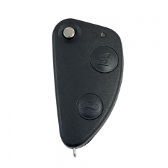 CN092006 Replacement Remote Car Key Combo Flip Fob 2 Button With Uncut SIP22 Blade 433MHZ ID48 Chip for Alfa Romeo 147 156 166 GT