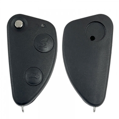 CN092006 Replacement Remote Car Key Combo Flip Fob 2 Button With Uncut SIP22 Blade 433MHZ ID48 Chip for Alfa Romeo 147 156 166 GT