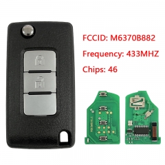 CN011037 Mitsubishi Pajero 2015-2021 Flip Remote 2 Buttons 433MHz M6370B882