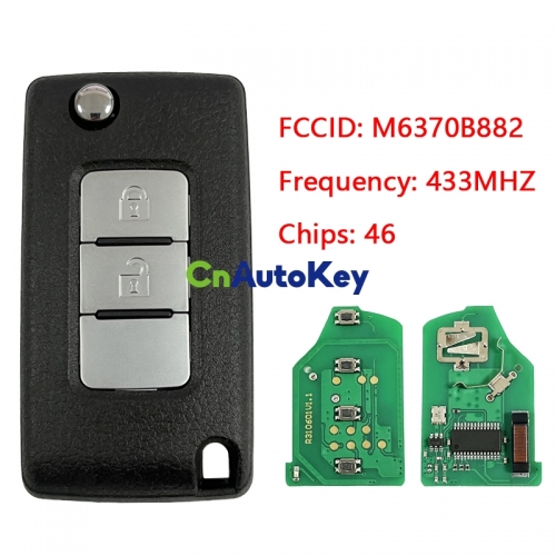 CN011037 Mitsubishi Pajero 2015-2021 Flip Remote 2 Buttons 433MHz M6370B882
