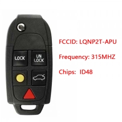 CN050016 2004-2015 Volvo / 5-Button Flip Key / PN: 8688799 / LQNP2T-APU / 315 Mh...