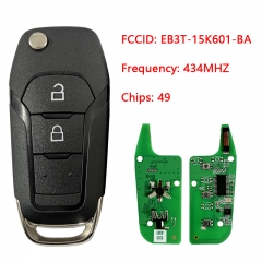 CN018018 for Ford ranger 2 Button Remote key 434MHZ EB3T-15K601-BA