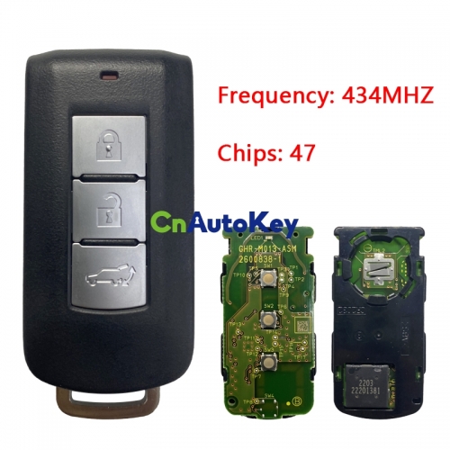 CN011021 2018 - 2019 For Mitsubishi Eclipse Cross Smart Key 3B - GHR-M014 - 434MHz 47 Chip
