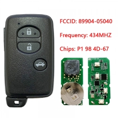 CN007168 For Toyota Avensis 2009+ Smart Key, 3Buttons, B75EA P1 98 4D-67 Chip, 4...