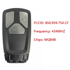 CN008094 Applicable to Audi Smart Car Key Model: FS14P70M FCC: 8S0.959.754.CF 43...