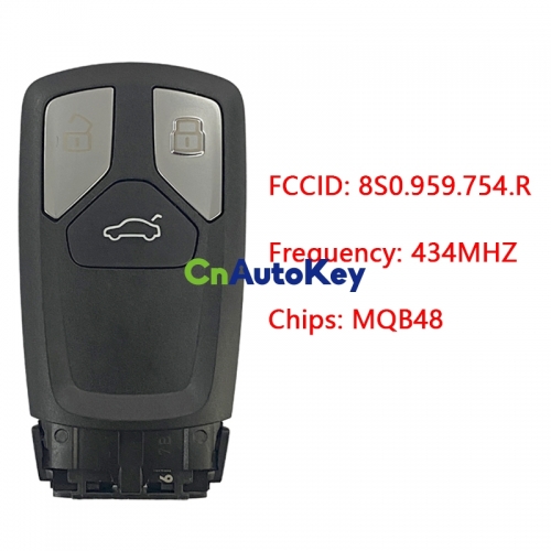 CN008093 Applicable to Audi Smart Car Key Model: FS14P70 FCC: 8S0.959.754. R 434MHZ MQB48 chip