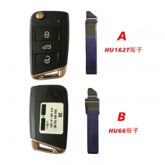 CN001067 For Vw Golf Polo Touran Etc 3 Button Flip Key Fob Remote 5g0 959 752 BC 434mzh Keyless GO