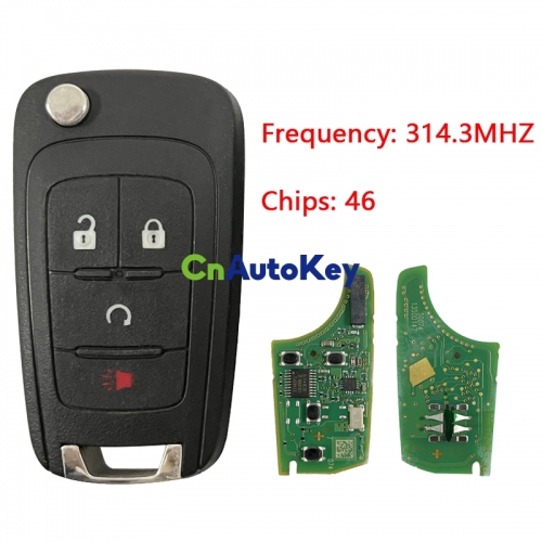 CN014074  Suitable for Chevrolet Smart Key ID: F7B135B2  314.3MHZ 46 chip