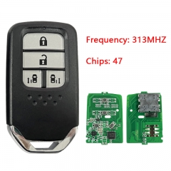 CN003152 4 buttons remote car key 313.8MHZ with 47 chips for 2017 Honda Odyssey Elysion