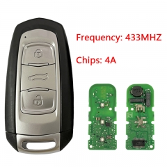 CN031008 Applicable to Geely smart car key ID: 45D85362 433MHZ 4A chip