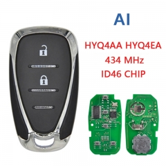 CN014108 Car Remote Control Key For Chevrolet Camaro Equinox Cruze Malibu Spark HYQ4EA HYQ4AA ID46 PCF7952 434MHZ