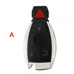 CS002058 3/3+1 Button BGA Remote Key Shell Fob for Mercedes Benz A C E S Class GLK GLA W204 W212 W205 Replace Car Key Case Cover