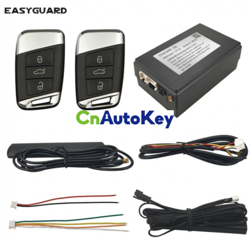 CN134 EasyGuard Smart Key PKE Kit Fit For VW with Factory Push Start Button DC12V Automatic Lock Unlock Enable Or Disable Setting ESW309C-B8