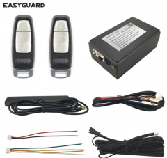 CN127 EasyGuard Universal Smart Key PKE Kit Fit For Audi with Factory Push Start Button DC12V Valet Mode Manual Lock Unlock Setting ESW309C-AU3