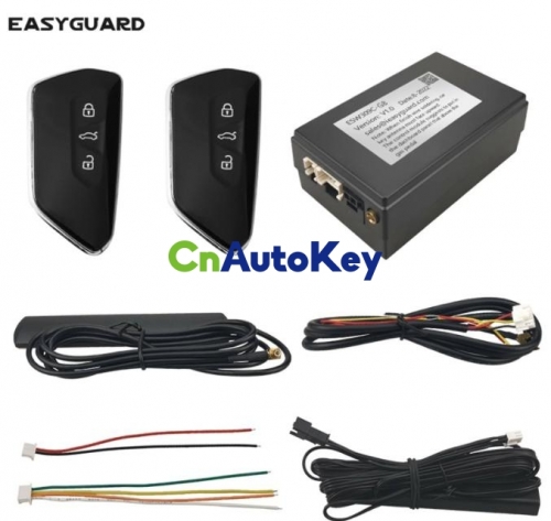 CN126 EasyGuard Smart Key PKE Kit Fit For Golf 8 with Factory Push Start Button DC12V Keyless Entry Enable And Disable Valet Mode ESW309C-G8
