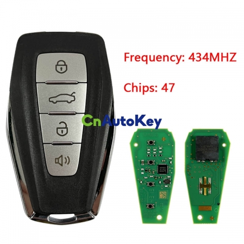 CN031004 4 button smart key for Geely 47 chip remote