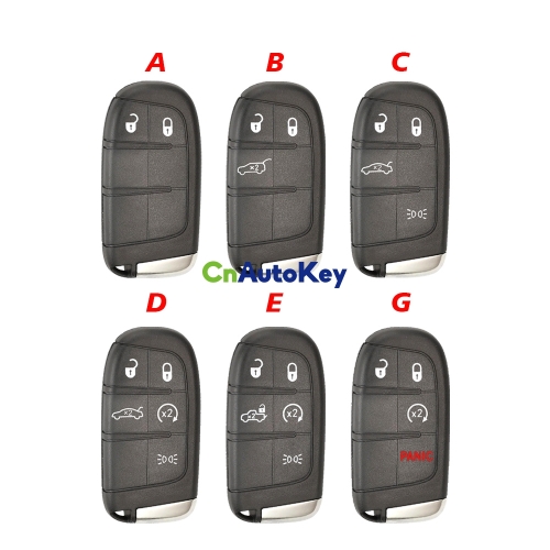 CS017011 Replacement Keyless Remote Smart key shell for Fiat