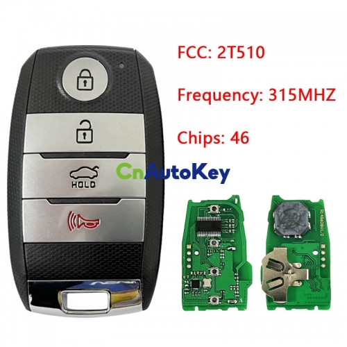 CN051178 Suitable for KIA smart remote control key fcc：2T510 ID: 9F273970 315MHZ 46 chip