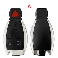 CN002097 BGA 434MHZ 3/3+1 Button Smart Remote Key Fob for Mercedes Benz A C E S Class GLK GLA W204 W212 W205 Replace Car Key Case Cover