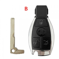 CN002097 BGA 434MHZ 3/3+1 Button Smart Remote Key Fob for Mercedes Benz A C E S Class GLK GLA W204 W212 W205 Replace Car Key Case Cover