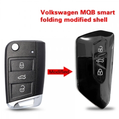 CS001026 Modified key case of automobile remote control key is suitable for Volk...