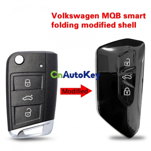 CS001026 Modified key case of automobile remote control key is suitable for Volkswagen