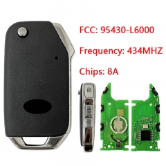 CN051179 Suitable for KIA smart remote control key FCC:95430-L6000 434MHZ 8Achips