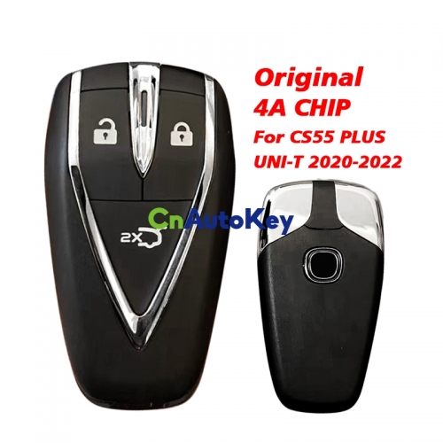 CN035012 Original 3 button 4A chip smart key For CHANA CS55 PLUS UNI-T 2020-2022 with small key