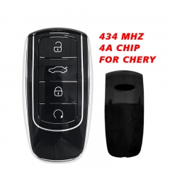 CN079011 HOT 4 button 434 Mhz 4A Chip For Chery Replacement Remote Car Keys Fob ...