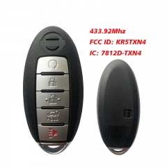 CN027079 Nissan Altima 2019+ Smart Key, 5Buttons, KR5TXN4 S180144507 HITAG AES N...