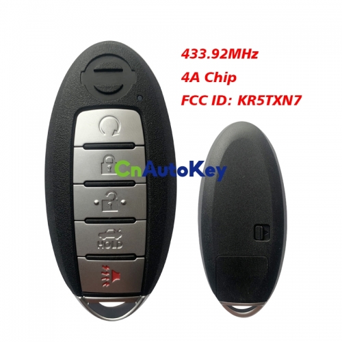 CN027081 2019-2020 Nissan Maxima 285E3-6CA6A , S180144906 KR5TXN7 7812D-TXN7 Key - Prox Smart