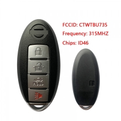 CN027004 CTWTBU735 315Mhz 46chip Smart Card auto Remote Key for Nissan Altima Ma...