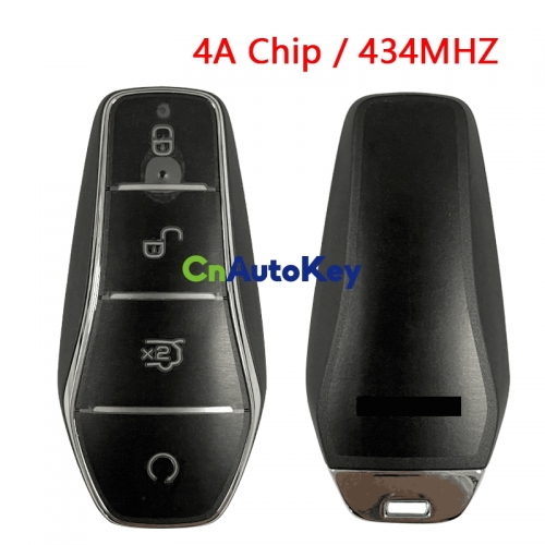 CN085007 Original 4 Buttons Smart Car Key For BYD Atto 4A Chip Frequency 434MHZ