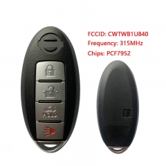 CN027047 for Nissan 3+1 Button 315MHz PCF7952 CWTWB1U840 IC1788D-FWB1U840