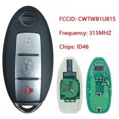 CN027001 315Mhz ID46 Chip PCF7952 Chip Smart Card Auto Remote Key Fit For Nissan...