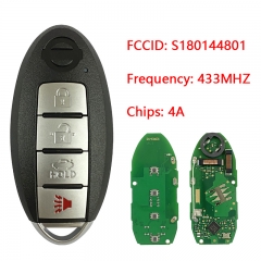 CN027077 Nissan Altima 285E3-6CA1A , S180144801 KR5TXN1 7812D-TXN1 Key - Prox Smart NCF29A1M, 433MHz